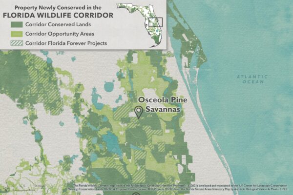 Osceola Pine Savannas Map